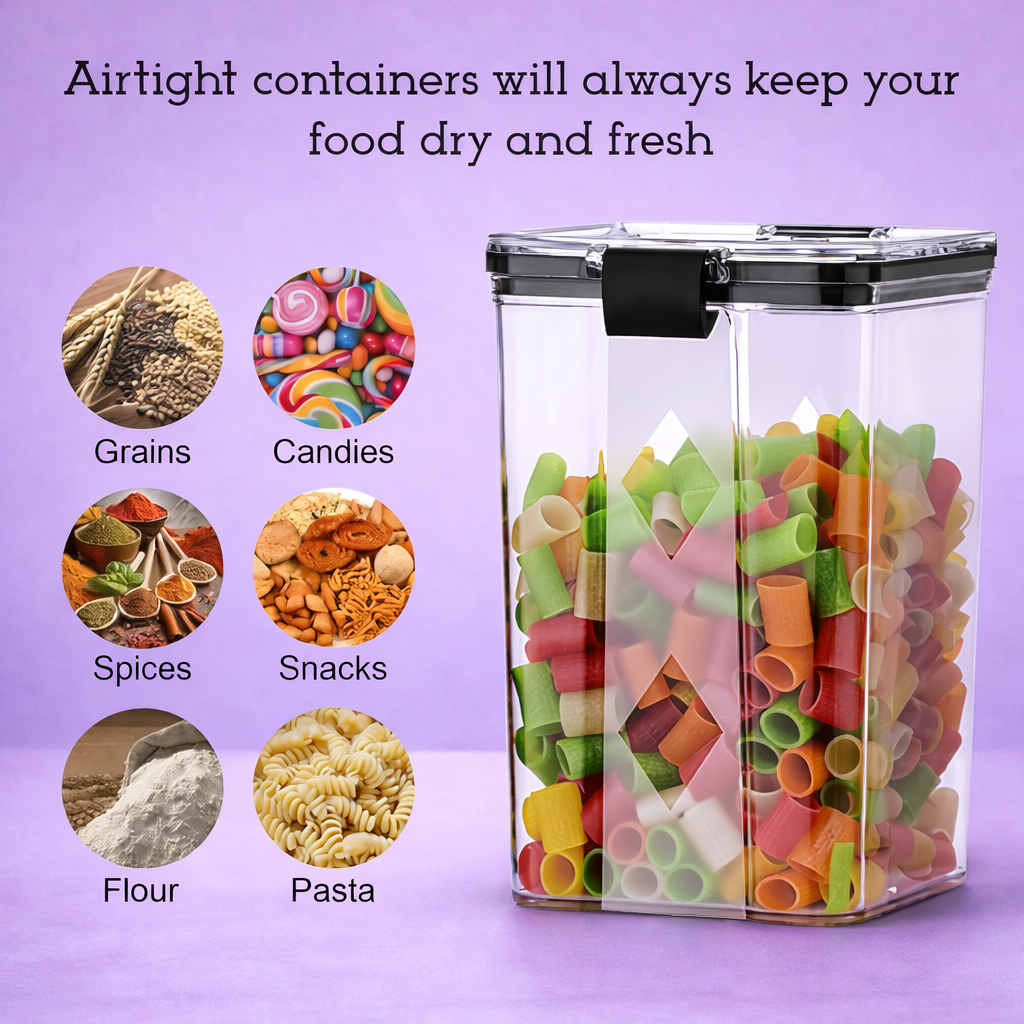 Air-Tight Kitchen Storage Containers - 1100ml