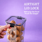 Air-Tight Kitchen Storage Containers - 1100ml
