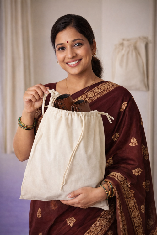 Cotton Shoes Bags For Travelling